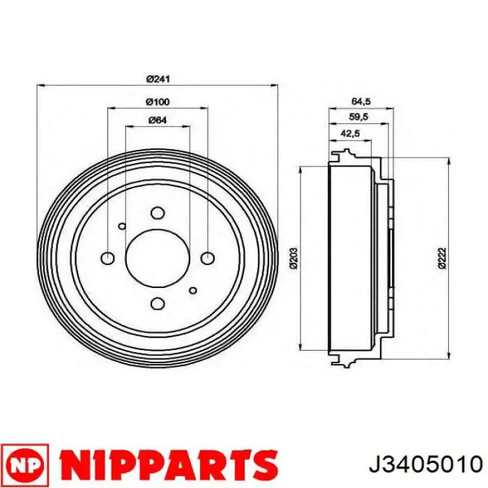 Comprar BF485 Delphi Tambor de freno trasero