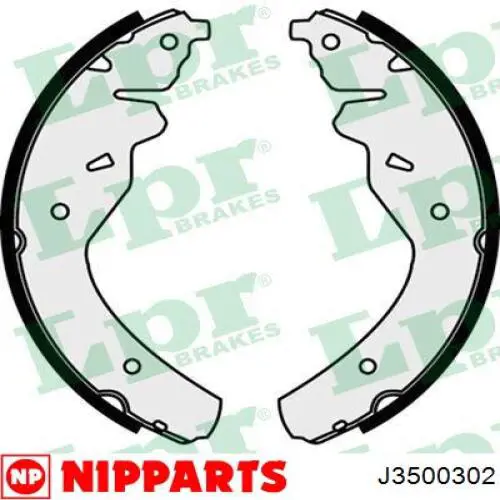 Zapatas de freno PLB008 Parts-Mall