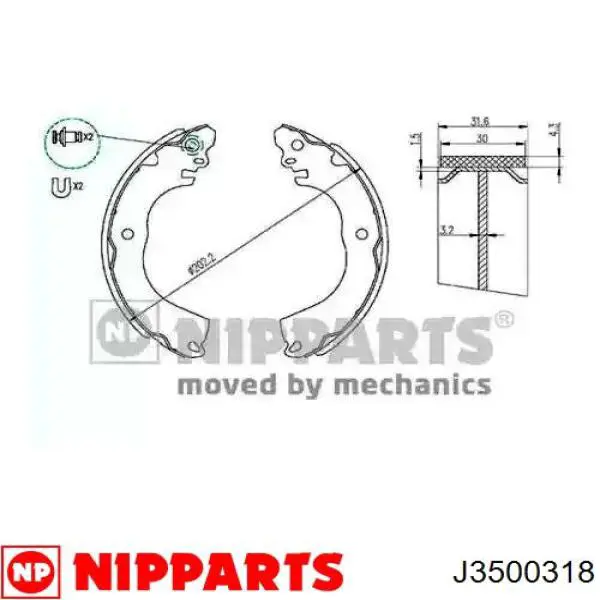 Zapatas de freno de mano Hyundai/Kia 583503ED01 precio, desde 29,23 EUR