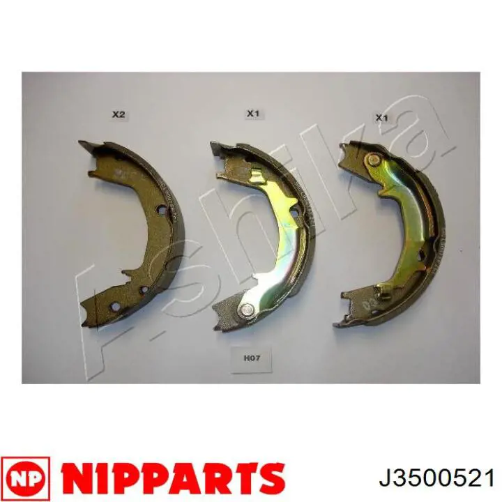 Zapatas de freno de mano 583053AA00 Hyundai/Kia