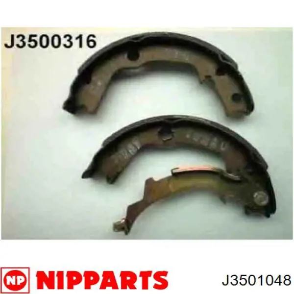 GF133AF Japan Parts Zapatas de freno de estacionamiento