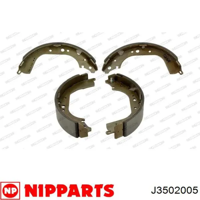 0449535110 Toyota Zapatas de freno de tambor traseras