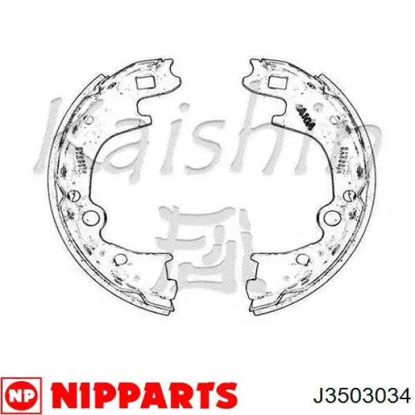 Zapatas de freno traseras ABS 8967