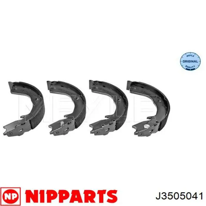 Comprar J3505041 Nipparts Juego de zapatas de frenos, freno de estacionamiento