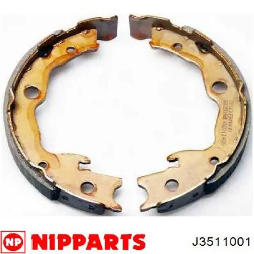 Juego de zapatas de frenos, freno de estacionamiento Nissan Tiida C11X