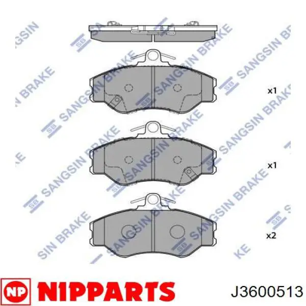 Pastillas de freno SP1072 Hyundai/Kia
