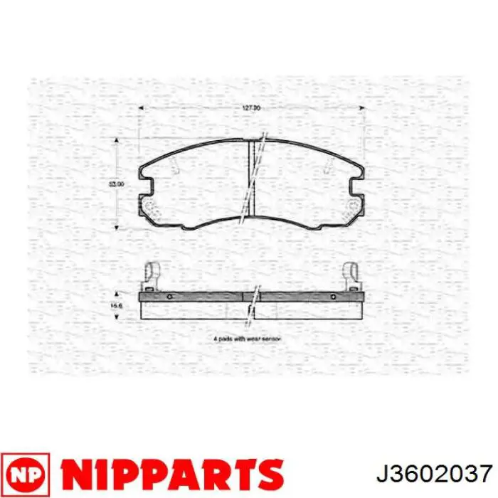 Comprar 04465YZZ68 Toyota Pastillas delanteras de freno