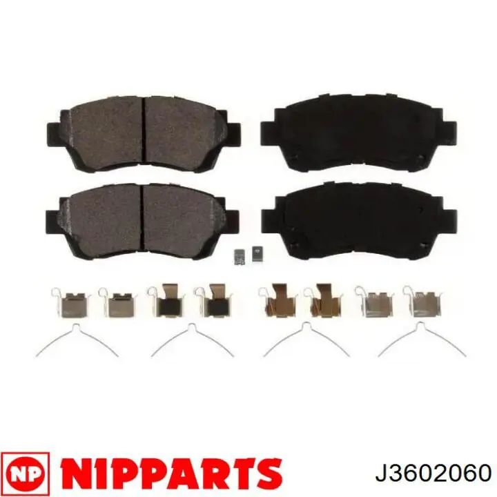 Pastillas de freno 0449106080 Toyota