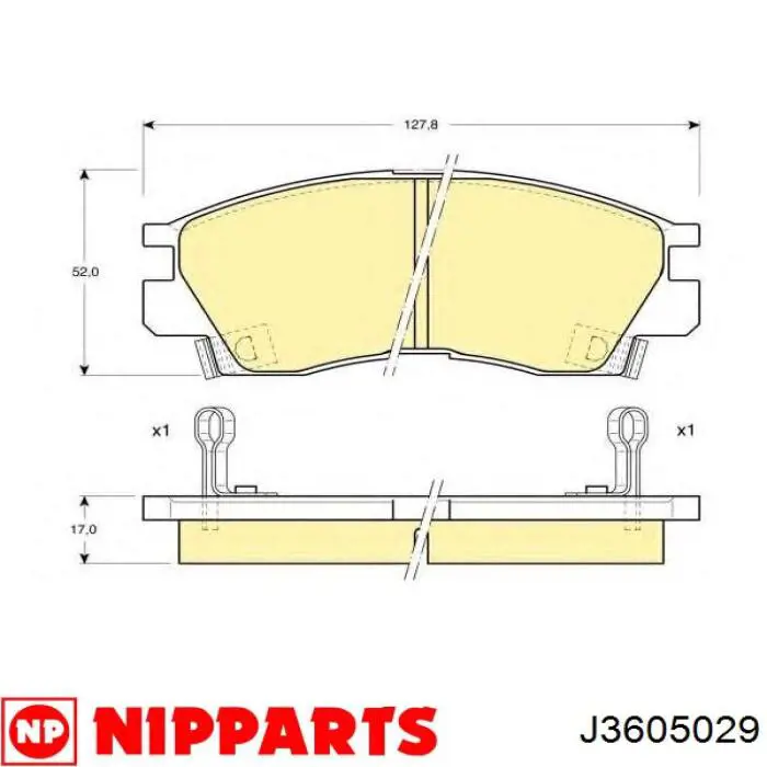 Pastillas freno delanteras Mitsubishi MR205078 precio, desde 22,80 EUR