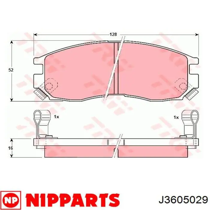 Comprar MR205078 Mitsubishi Pastillas delanteras de freno