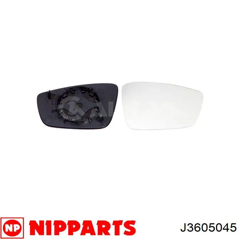 J3605045 Nipparts pastillas de freno delanteras