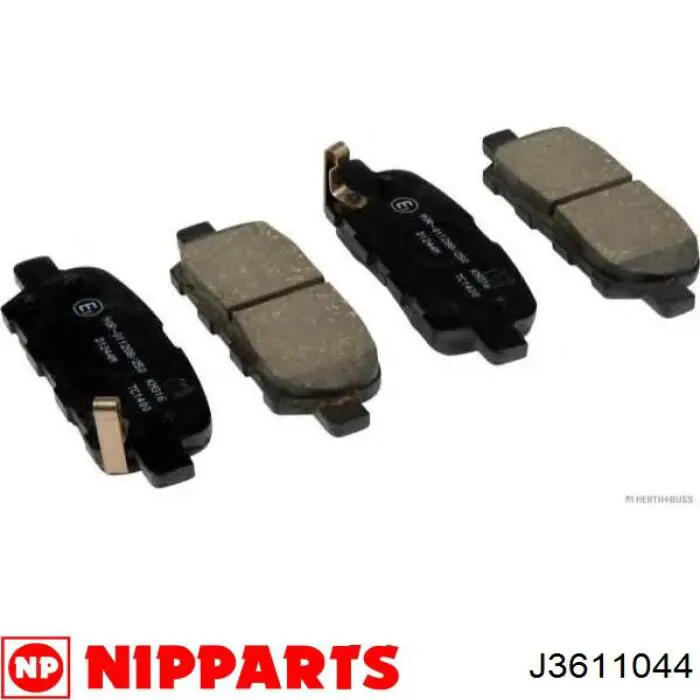 Pastillas traseras de freno Nipparts J3611044 precio, desde 28,81 EUR