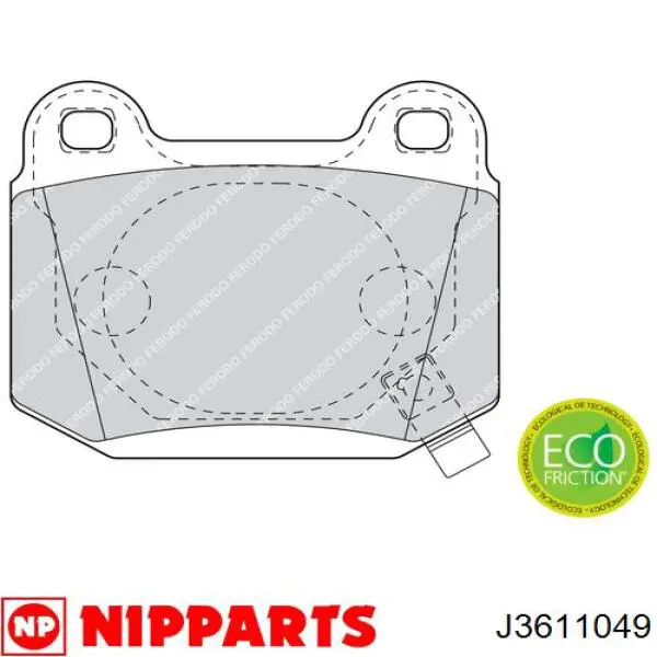Comprar FCP1562H Ferodo Pastillas de freno traseras