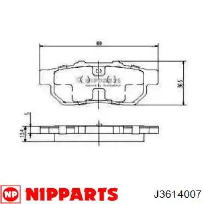 43022TF0G01 Honda Pastillas freno traseras