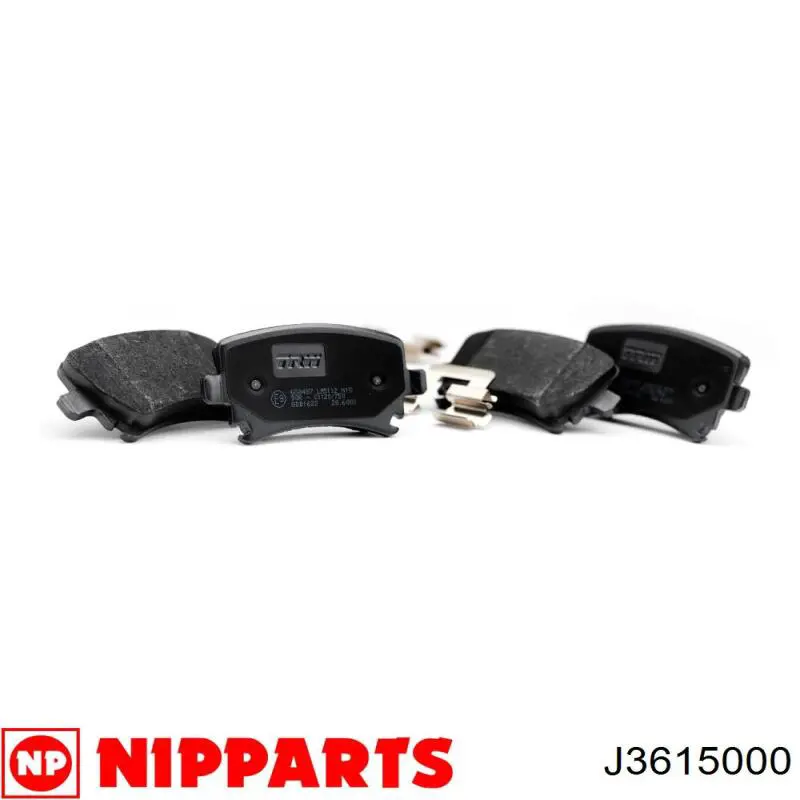 Pastillas de freno traseras X3516002 Mitsubishi