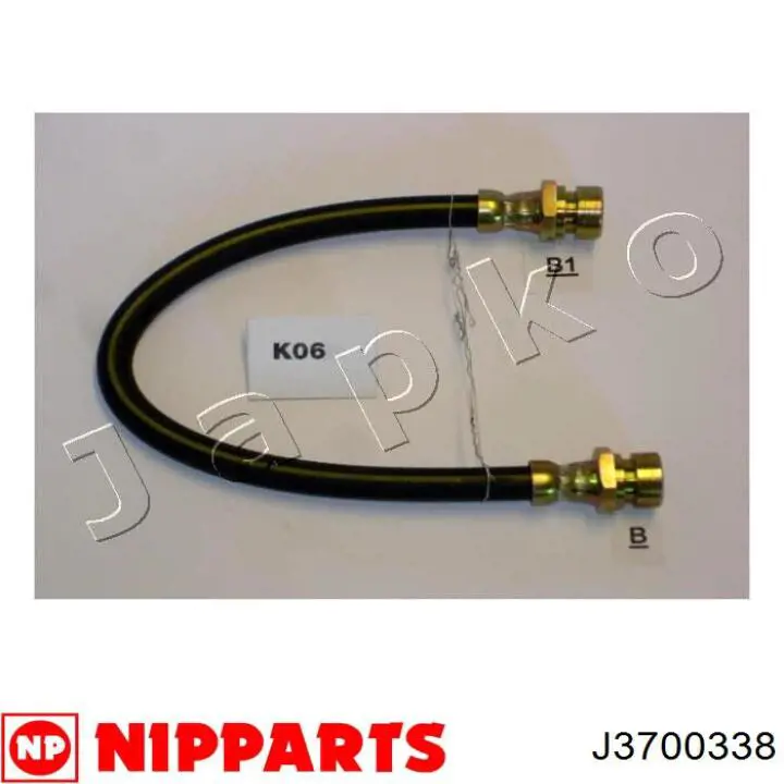 J3700338 Nipparts tubo flexible de frenos trasero