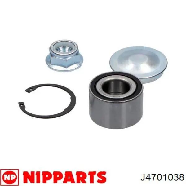 Rodamiento de rueda delantero NSK 35BWD16JB01