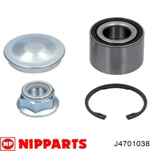 Cojinete de rueda delantero 35BWD16JB01 NSK
