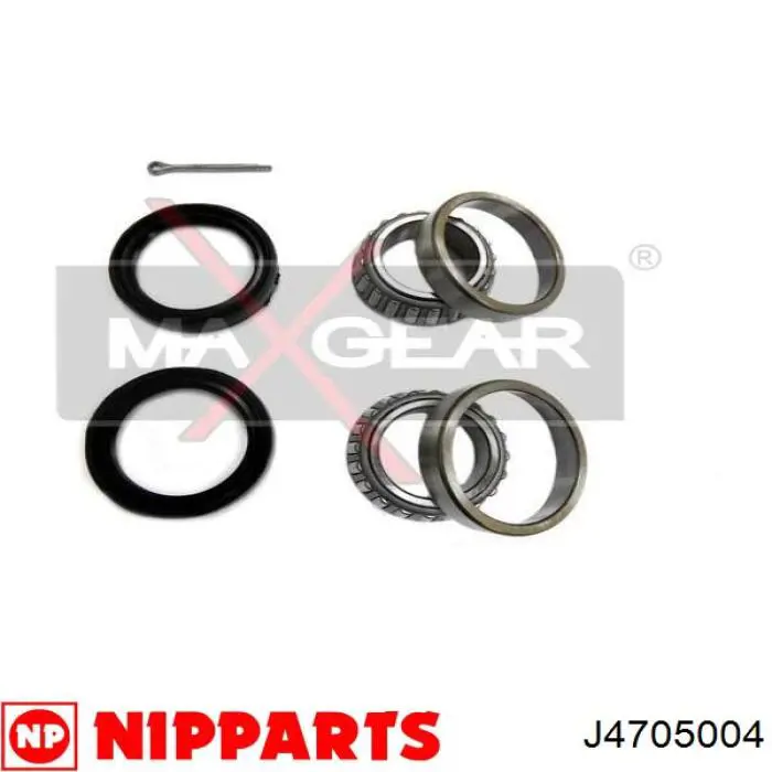 Cojinete de rueda delantero NJ538 Payen