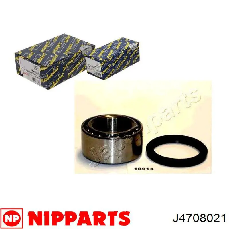 J4708021 Nipparts cojinete de rueda delantero