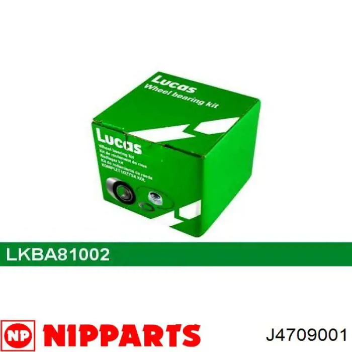 Cojinete de rueda delantero J4709001 Nipparts