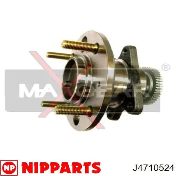 J4710524 Nipparts cubo de rueda trasero