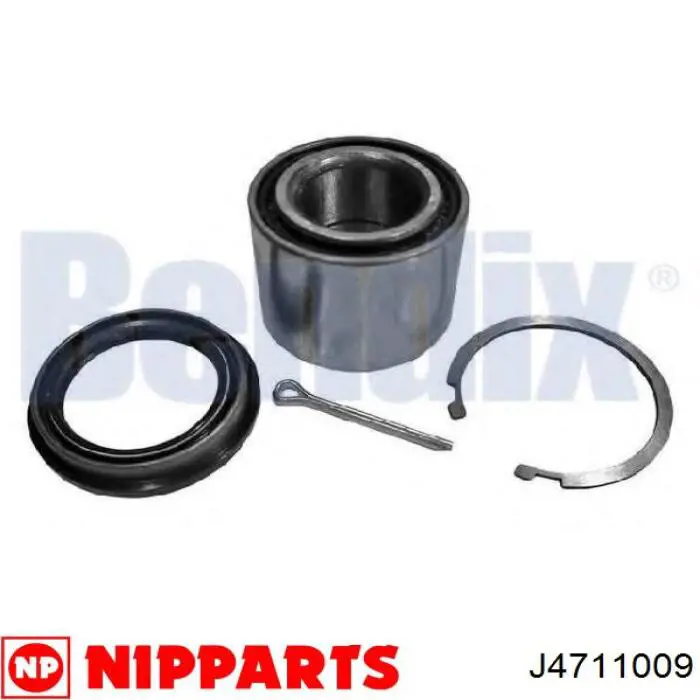 J4711009 Nipparts cojinete de rueda trasero