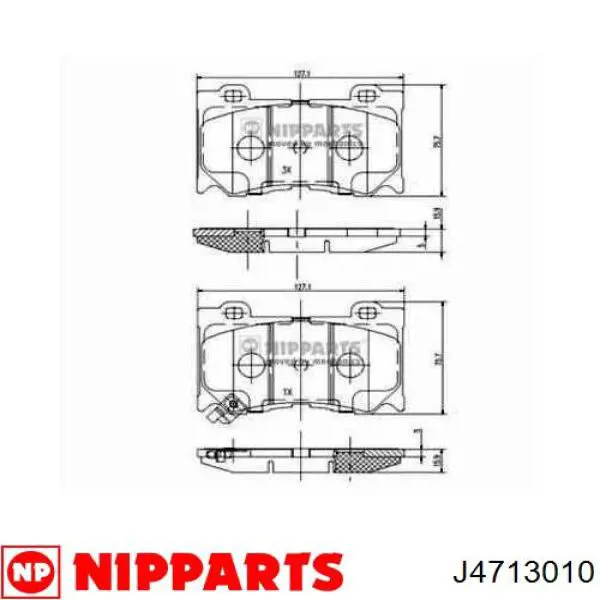 Rodamiento de rueda NPS M471A10A