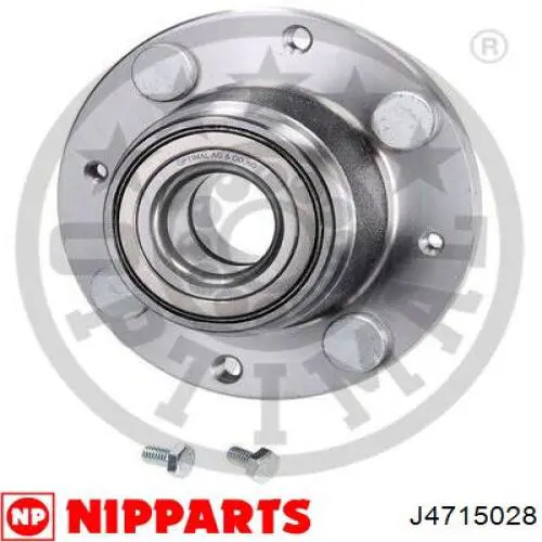 J4715028 Nipparts cubo de rueda trasero