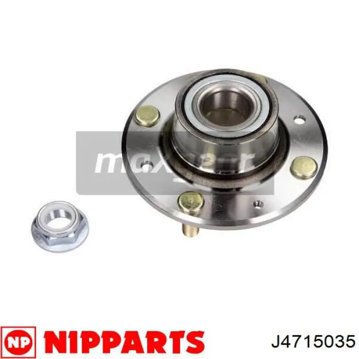 Comprar J4715035 Nipparts Cubo de rueda, Eje trasero