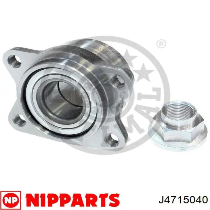 J4715040 Nipparts cubo de rueda trasero