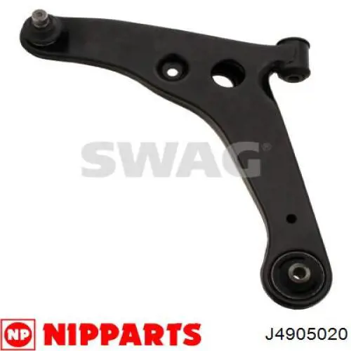 J4905020 Nipparts barra oscilante, suspensión de ruedas delantera, inferior izquierda