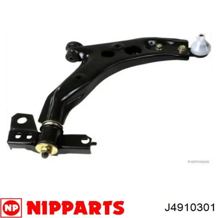 J4910301 Nipparts barra oscilante, suspensión de ruedas delantera, inferior derecha