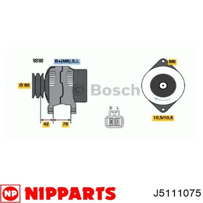 Alternador Nissan Terrano 2 R20