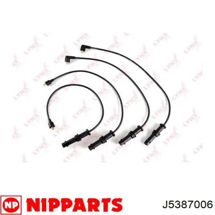 J5387006 Nipparts juego de cables de encendido