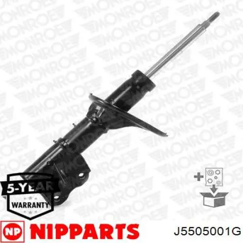 J5505001G Nipparts amortiguador delantero izquierdo