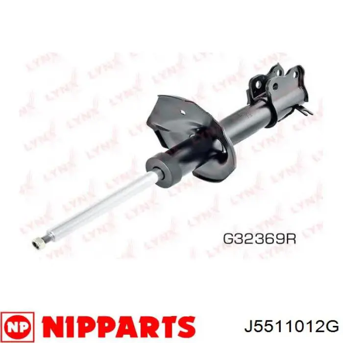 J5511012G Nipparts amortiguador delantero derecho