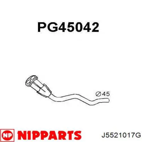 Amortiguador trasero Nissan Terrano 1 WD21