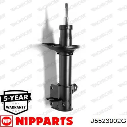 J5523002G Nipparts amortiguador trasero izquierdo