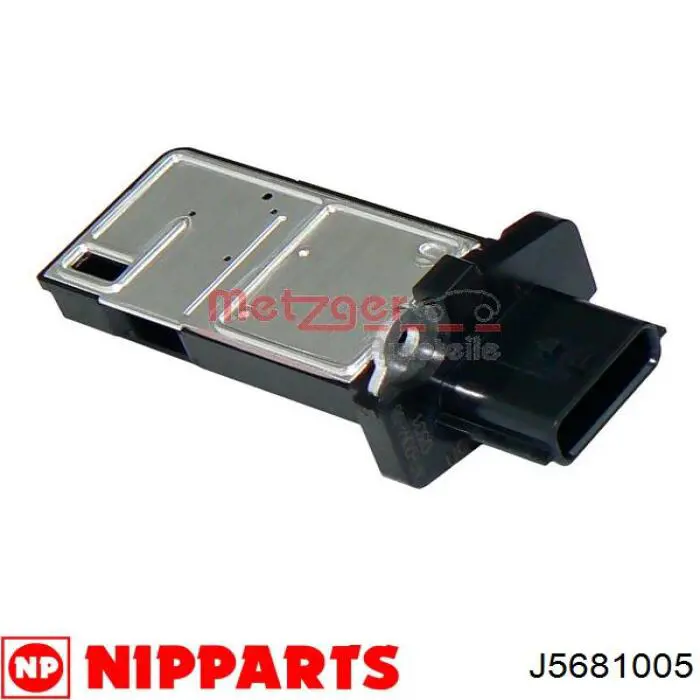 J5681005 Nipparts sensor de flujo de aire/medidor de flujo (flujo de aire masibo)