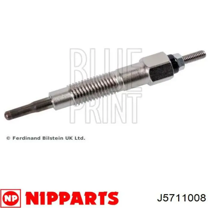 Bujía de incandescencia Nissan Sunny 2 B12