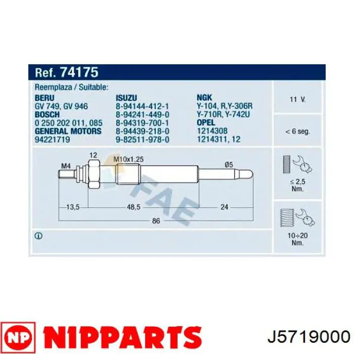 J5719000 Nipparts