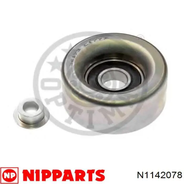 Polea inversión / guía, correa poli V N1142078 Nipparts