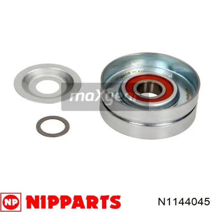 N1144045 Nipparts tensor de correa, correa poli v