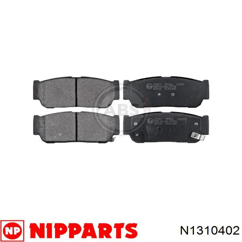 N1310402 Nipparts filtro de aceite