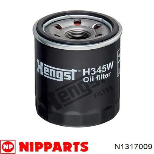 N1317009 Nipparts filtro de aceite