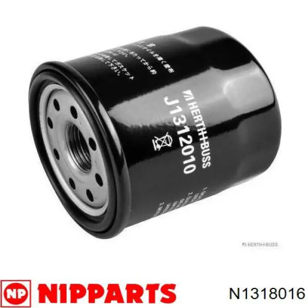 N1318016 Nipparts filtro de aceite