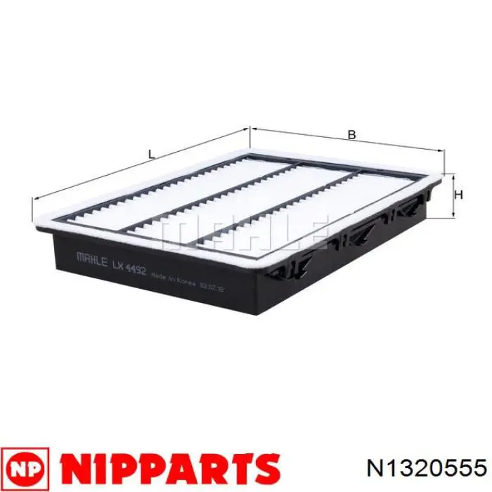 N1320555 Nipparts filtro de aire