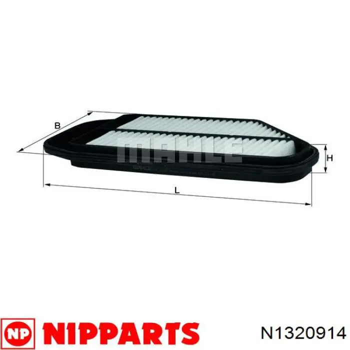FA0637 Bremsi Filtro de aire de motor