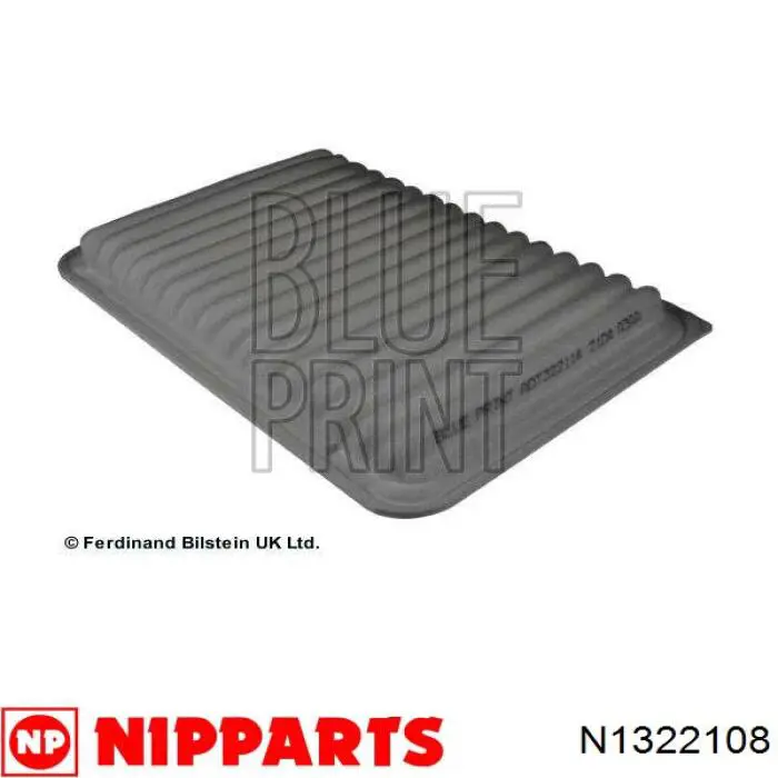 N1322108 Nipparts filtro de aire